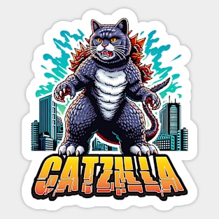 Catzilla S01 D76 Sticker